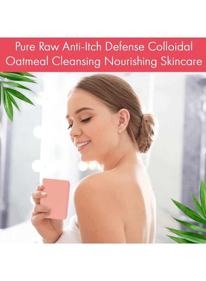 Herblov Natural Instant Itch Relief Soap Bar - Calming Calamine Soap for Itchy Skin, Bug Insect Mosquito or Ant Bite, Eczema, Poison Ivy Rash, Chicken Pox - Pure Raw Anti-Itch Defense Cleansing Skincare - Image 4
